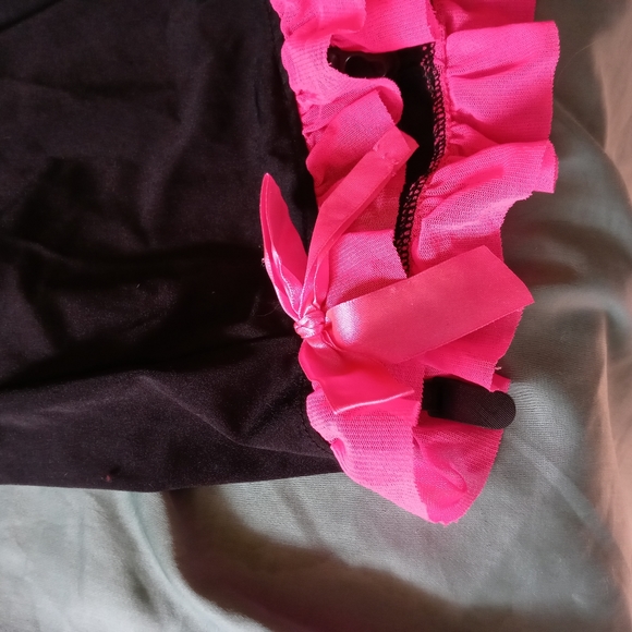 SM/MED Black and Pink Dancer Camisole Lingerie - Picture 3 of 7